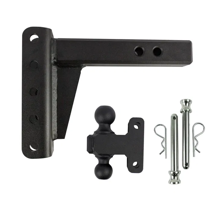 HD204 – BULLETPROOF Trailer Hitch Ball Mount, For 2 Inch Receiver Lockable (Lock Sold Separate) 22000 Pound Gross Tra...